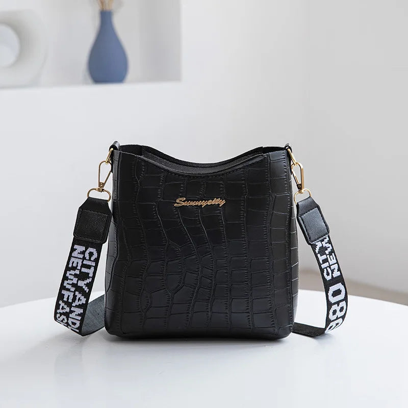 Vintage PU Leather Handbag Casual Shoulder Top-Handle