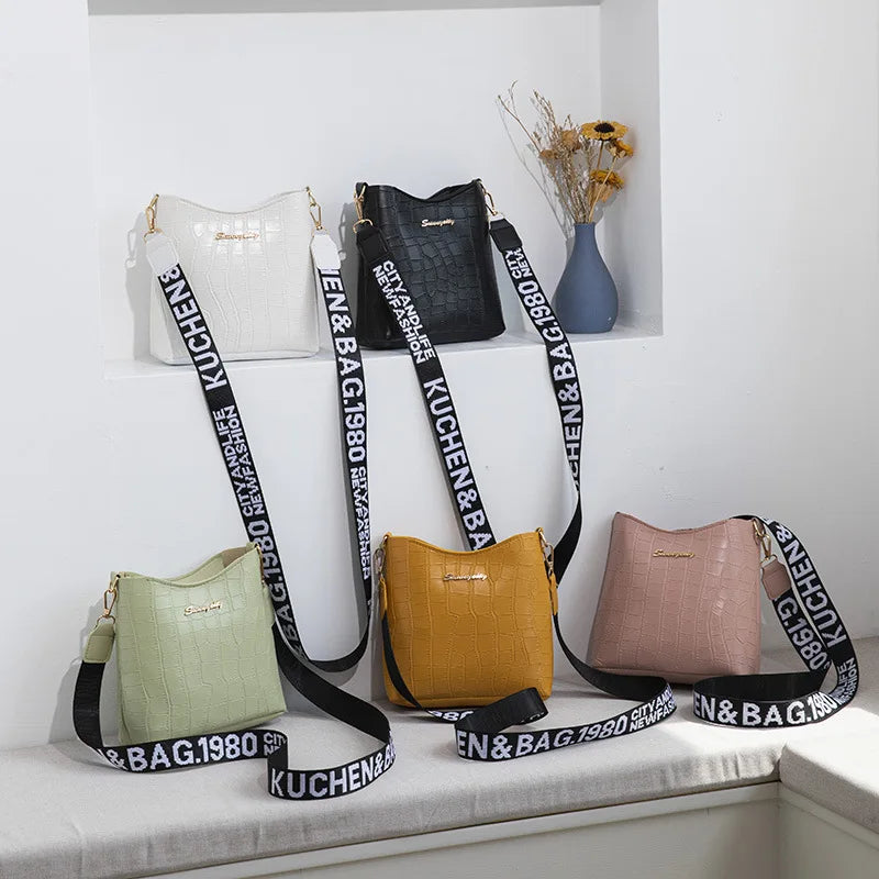 Vintage PU Leather Handbag Casual Shoulder Top-Handle