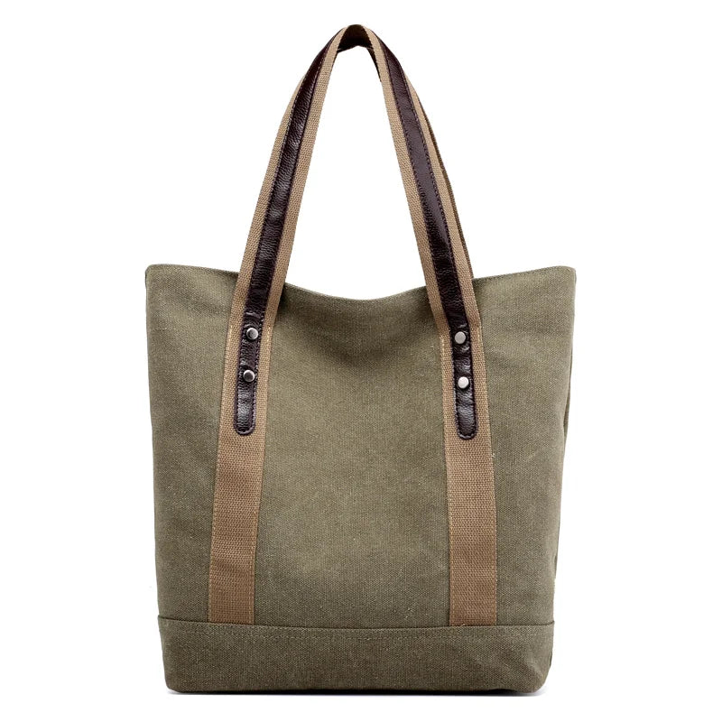 Canvas Handbags Large Capacity Tote Bags Shoulder Bags Ladies Hand Bags