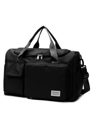 Women Foldable Sport Bag Shoe Compartment Waterproof Fitness Travel Handbag