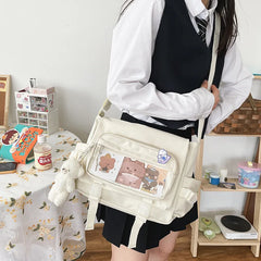 Large Capacity Shoulder Bag Japanese Harajuku Crossbody Bag