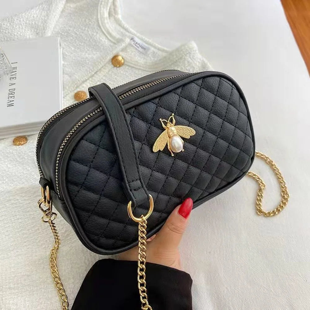 Women Bags Handbags PU Leather Small Square Mobile Phone Messenger Crossbody Sho