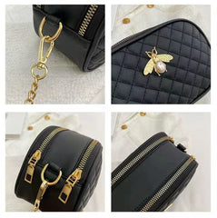 Women Bags Handbags PU Leather Small Square Mobile Phone Messenger Crossbody Sho