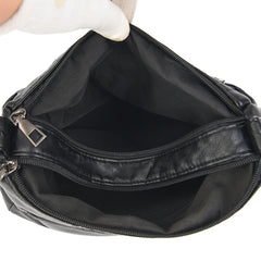 Hobo Bag PU Leather Women Handbags Female Leisure Shoulder Bags Vintage