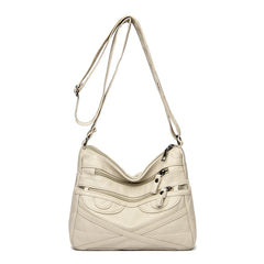 Hobo Bag PU Leather Women Handbags Female Leisure Shoulder Bags Vintage