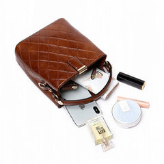 Leather Ladies Travel Purses Handbags Tote Bucket Bag Shoulder Bag Messenger Bag
