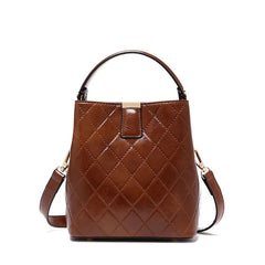 Leather Ladies Travel Purses Handbags Tote Bucket Bag Shoulder Bag Messenger Bag