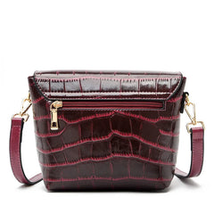 Leather Crossbody Shoulder Bag for Women Casual Mini Messenger Bags with Phone P