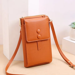 Women Leather Shoulder Bag Large Capacity Wallet