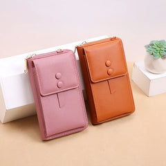 Women Leather Shoulder Bag Large Capacity Wallet