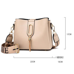 Women Bags High Handbags Pu Leather Bucket Bags Women's Crossbody Bags