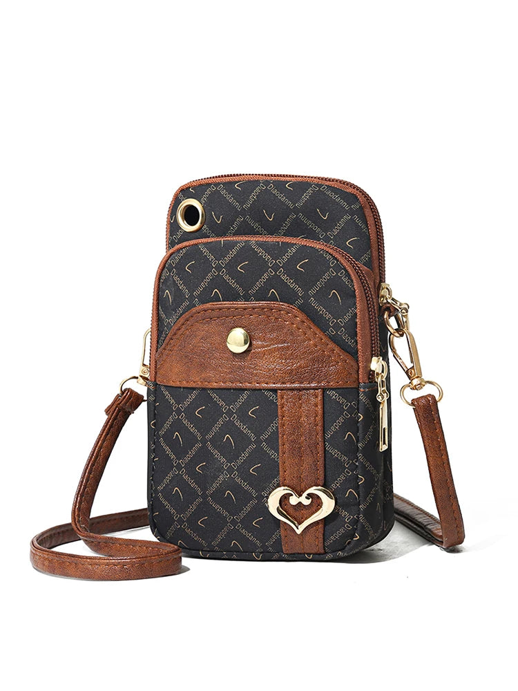 Women Mobile Phone Purse Arm Bag Shoulder Pack Sports Bag