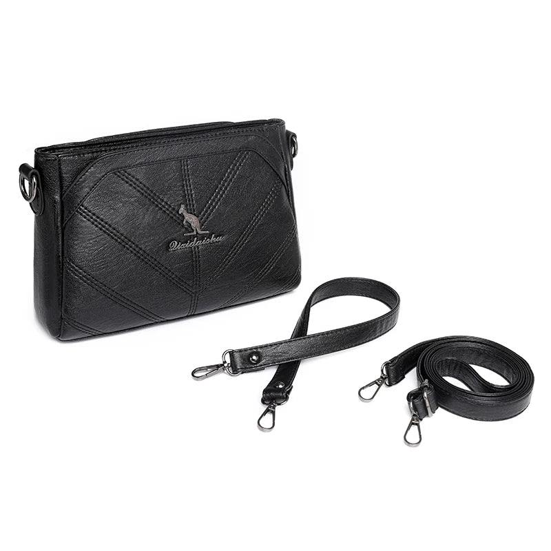 Multifunction Crossbody Bag Vintage Shoulder Bags Ladies Handbag