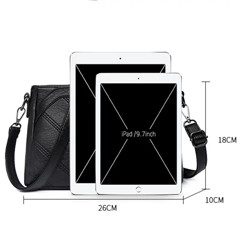 Multifunction Crossbody Bag Vintage Shoulder Bags Ladies Handbag