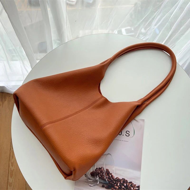 Women Retro Shoulder Bag Large Capacity Tote Vintage Shopper Handbag Classic
