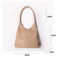 Women Retro Shoulder Bag Large Capacity Tote Vintage Shopper Handbag Classic