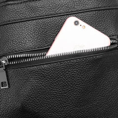 Stylish PU Leather Backpack Purse Cross Shoulder Travel Luggage