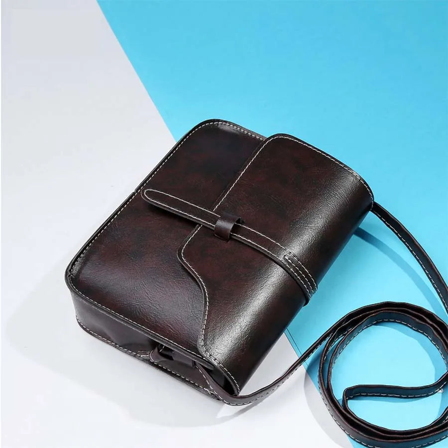 Retro Belt Buckle Small Square Bag Ladies Shoulder Bag Messenger bags For Women