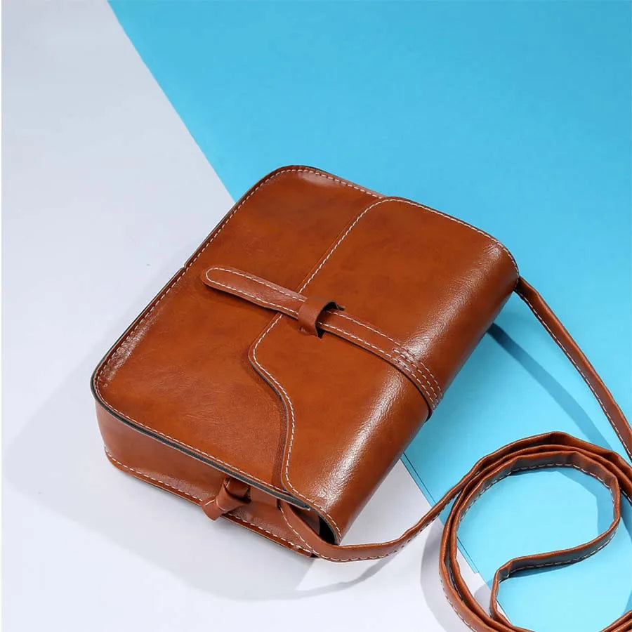 Retro Belt Buckle Small Square Bag Ladies Shoulder Bag Messenger bags For Women