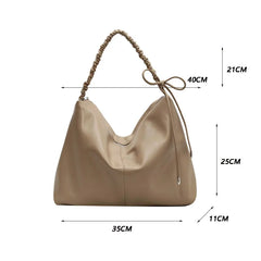 Retro Commuter Handbag Tote Bag Large-capacity Autumn Winter Shoulder Bag