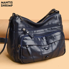 Women Bags Retro Hobo Bag PU Leather Handbags Female Shoulder Bags