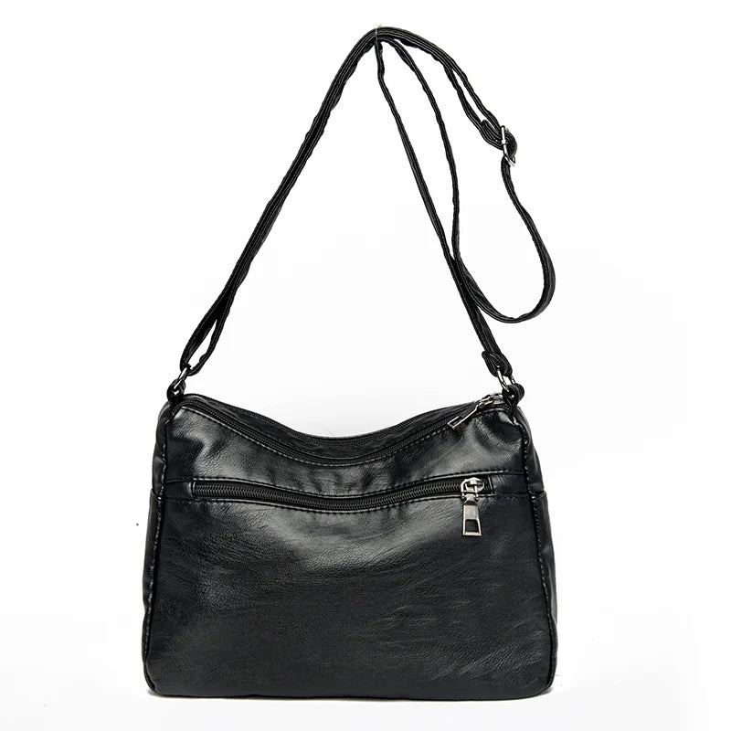 Women Bags Retro Hobo Bag PU Leather Handbags Female Shoulder Bags