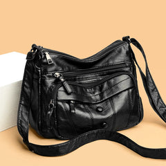 Women Bags Retro Hobo Bag PU Leather Handbags Female Shoulder Bags