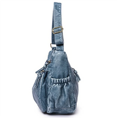 Vintage Leather Shoulder Bag Crossbody Handbag
