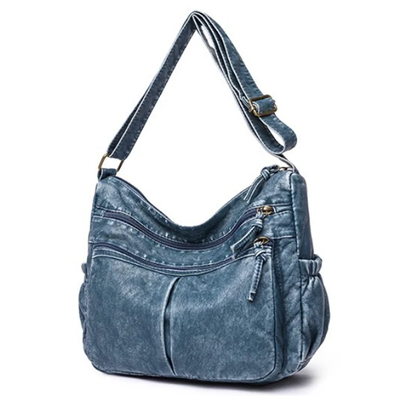 Vintage Leather Shoulder Bag Crossbody Handbag