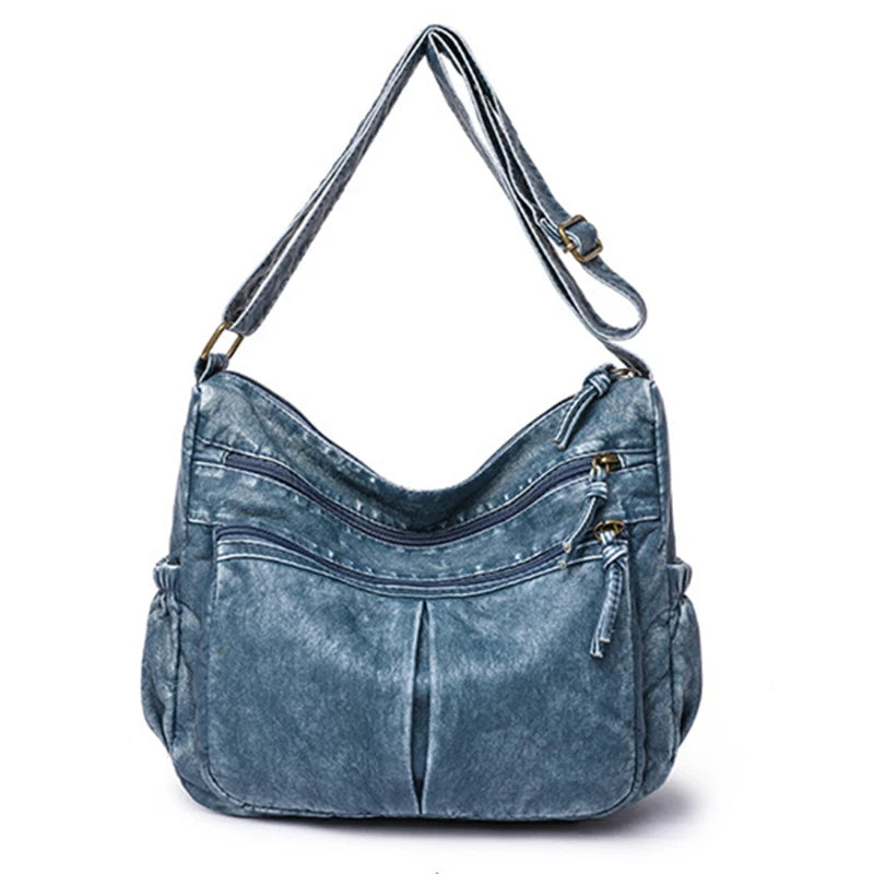 Vintage Leather Shoulder Bag Crossbody Handbag
