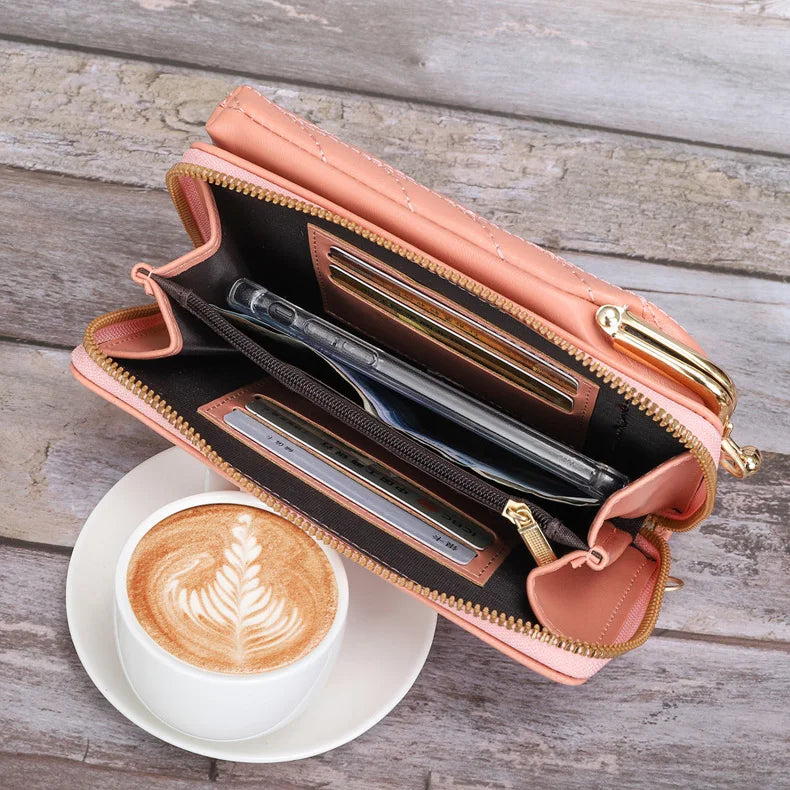 Women Shoulder Purse PU Leather Messenger Tote Bag Lady Cross Body Wallet