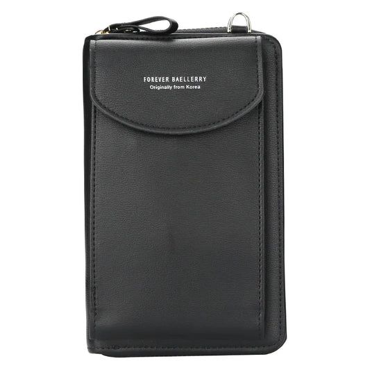 Soft Leather Crossbody Phone Purse for Women
