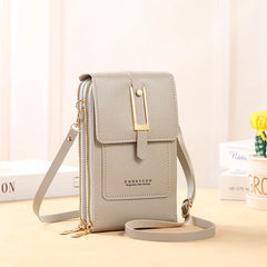 Soft Leather Wallet Crossbody Shoulder Handbag