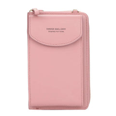 Soft Leather Crossbody Phone Purse for Women