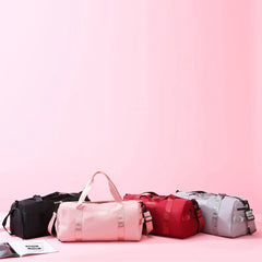 Women Sport Travel Bag Casual Shoulder Handbag Messenger Shoe Compartment