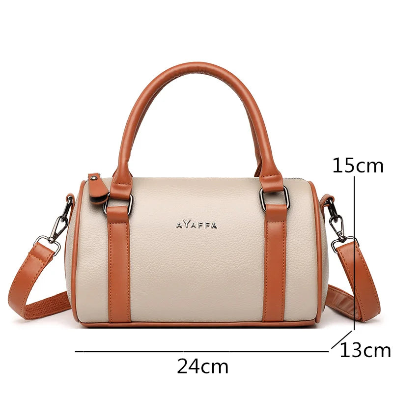 Women Bags Summer Lady Shoulder Bag Cowhide Leather Crossbody High Handbag
