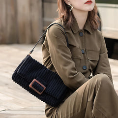 Velvet Shoulder Bag Female Handbag Lady Totes