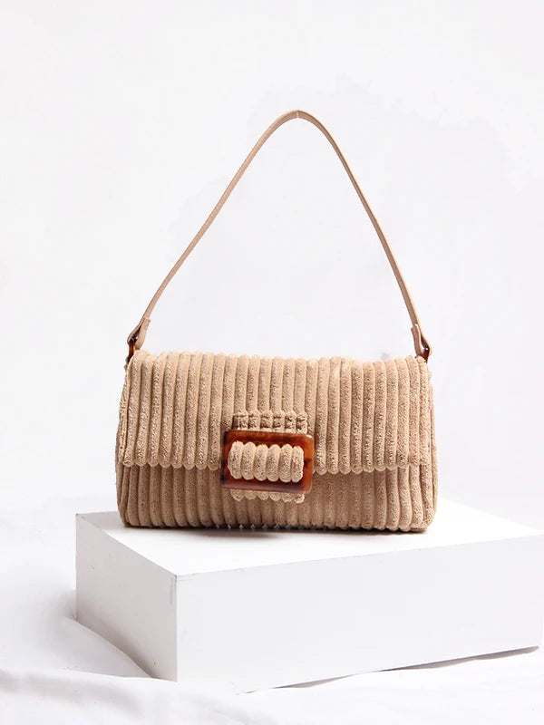Velvet Shoulder Bag Female Handbag Lady Totes