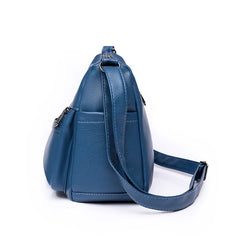 Vintage Casual Messenger Women Shoulder Bag PU Leather Retro Crossbody Purse