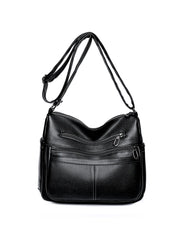 Vintage Casual Messenger Women Shoulder Bag PU Leather Retro Crossbody Purse