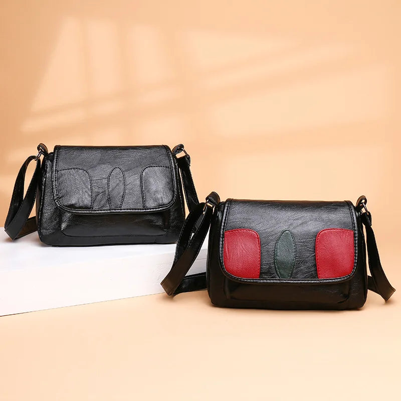 Small Soft Leather Shoulder Bag for Ladies