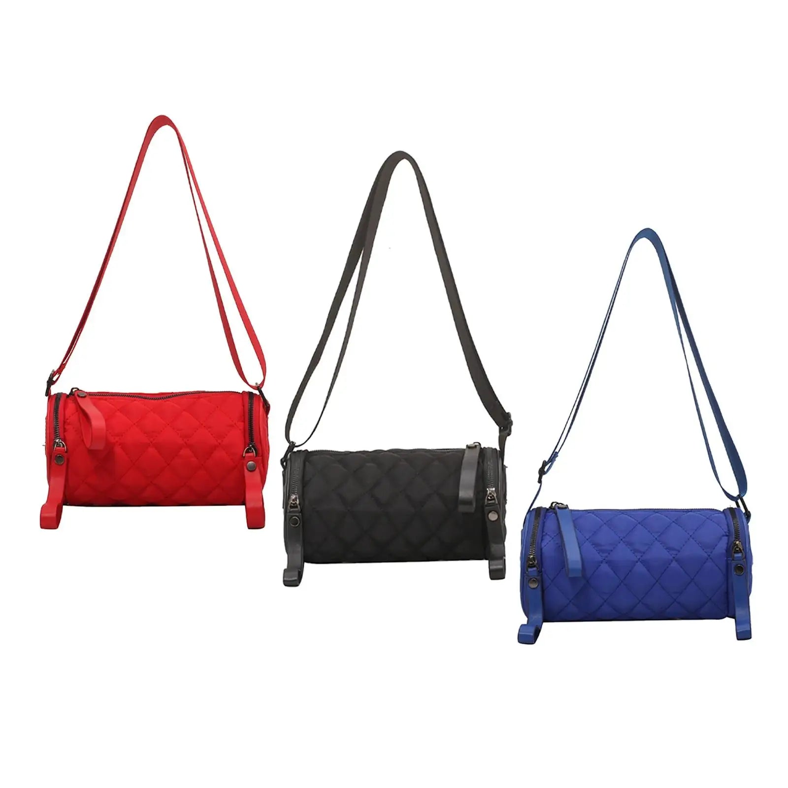 Women Barrel Shoulder Bag Satchel Purses Crossbody Cylinder Bag