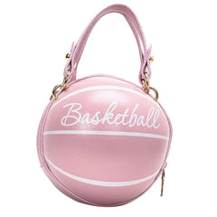 Women Bball PU Leather Shoulder Crossbody Bag Tote Chain Satchel