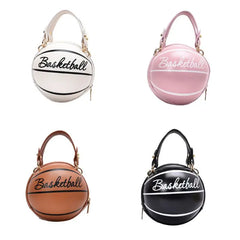 Women Bball PU Leather Shoulder Crossbody Bag Tote Chain Satchel