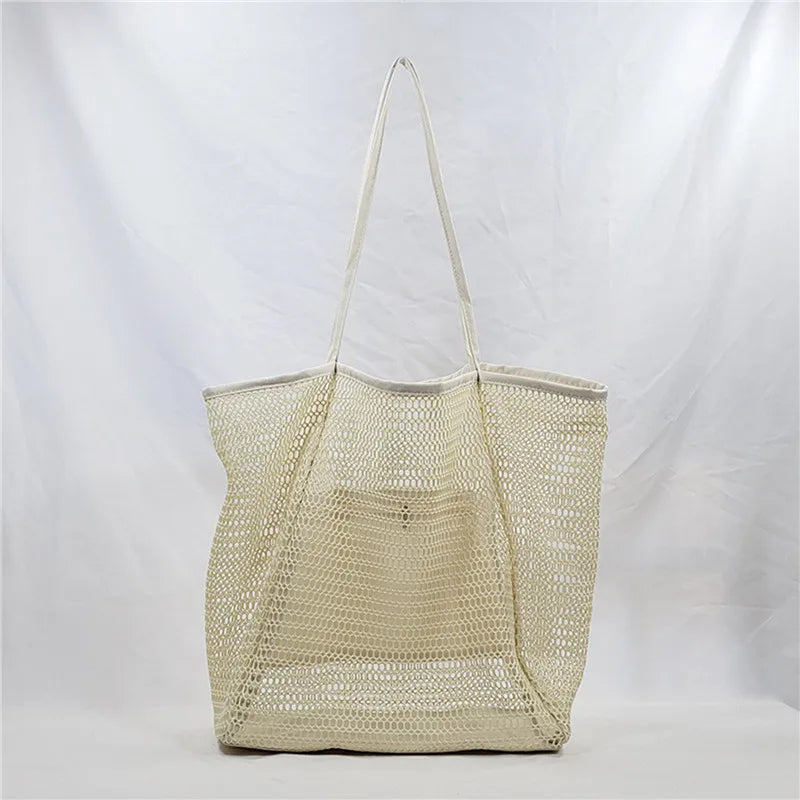 Large-Capacity Women Beach Bag Shopper Tote Pool Travel Vacation