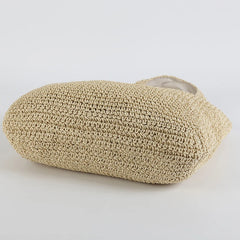 Woven Straw Beach Bag for Women Summer Travel Tote Large Cosmetic Bucket