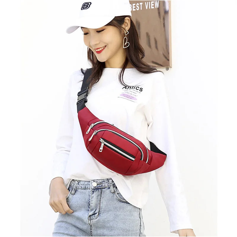 Women Belt Bag Fanny Pack Hip Bum Waist Bag Banana Men Waistbag
