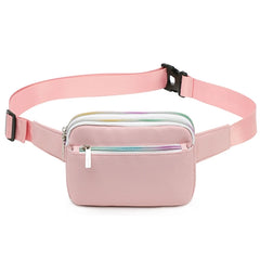 Women Belt Bag Fanny Pack Phone Money Light Sports Waist Bags Zipper Travel