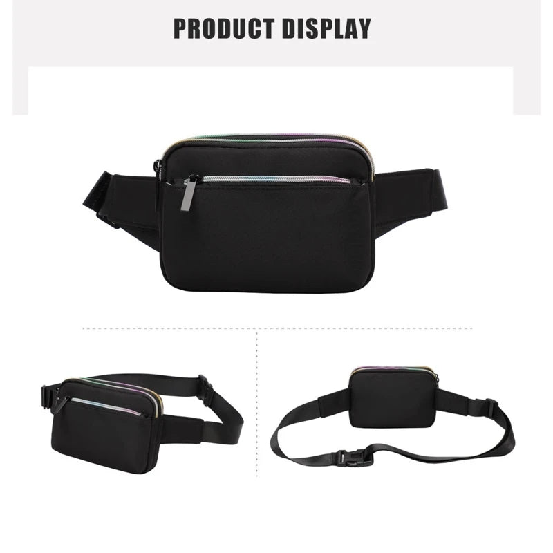 Women Belt Bag Fanny Pack Phone Money Sports Waist Bags Zipper