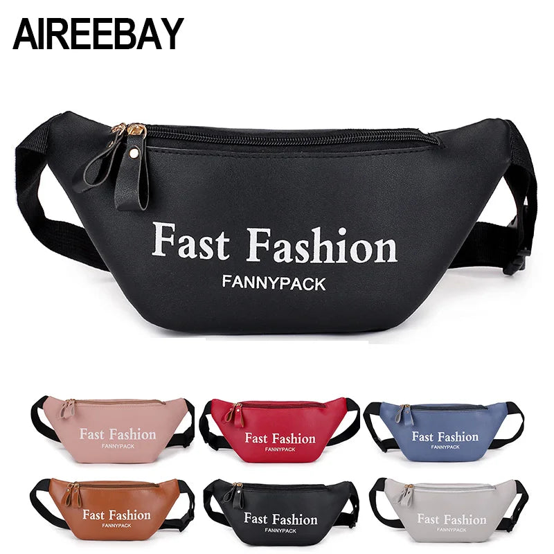 Women Belt Bag Zip Phone Holder Money Pocket Waistbag Fanny Pack